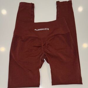 ALPHALETE in Rich Brown SIZE SMALL